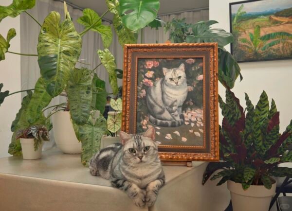 Wool-Painted Pet Portrait (Head with Body)