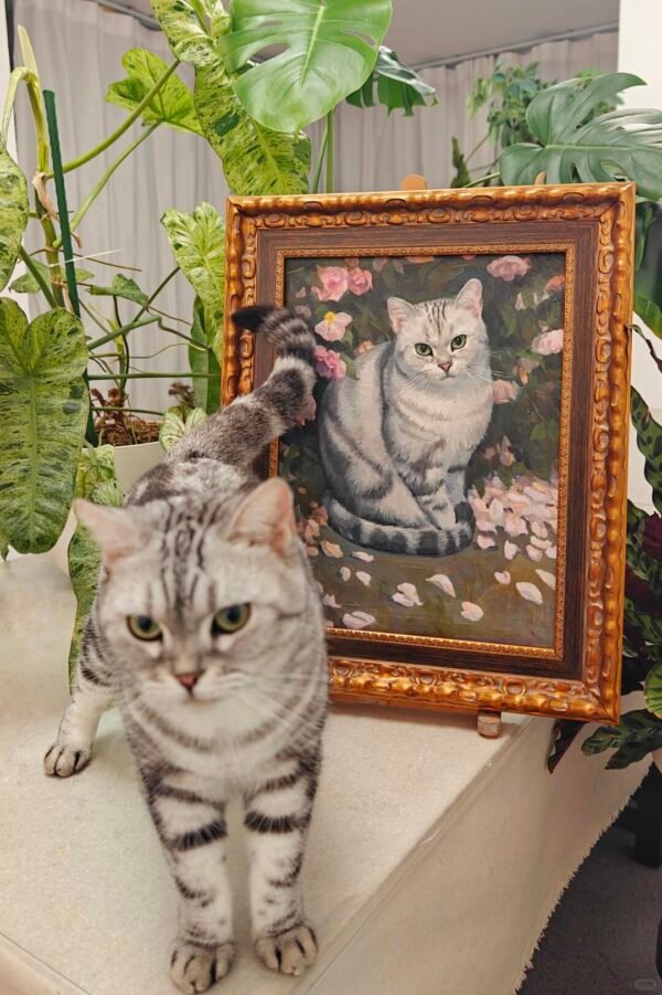 Wool-Painted Pet Portrait (Head with Body)