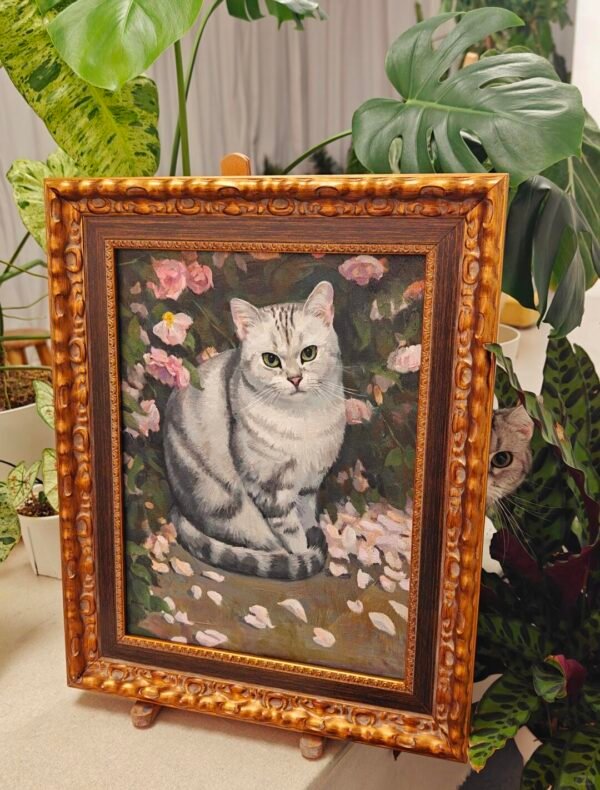 Wool-Painted Pet Portrait (Head with Body)