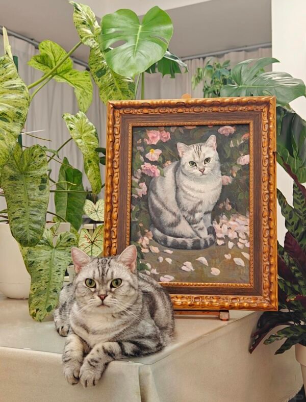 Wool-Painted Pet Portrait (Head with Body)