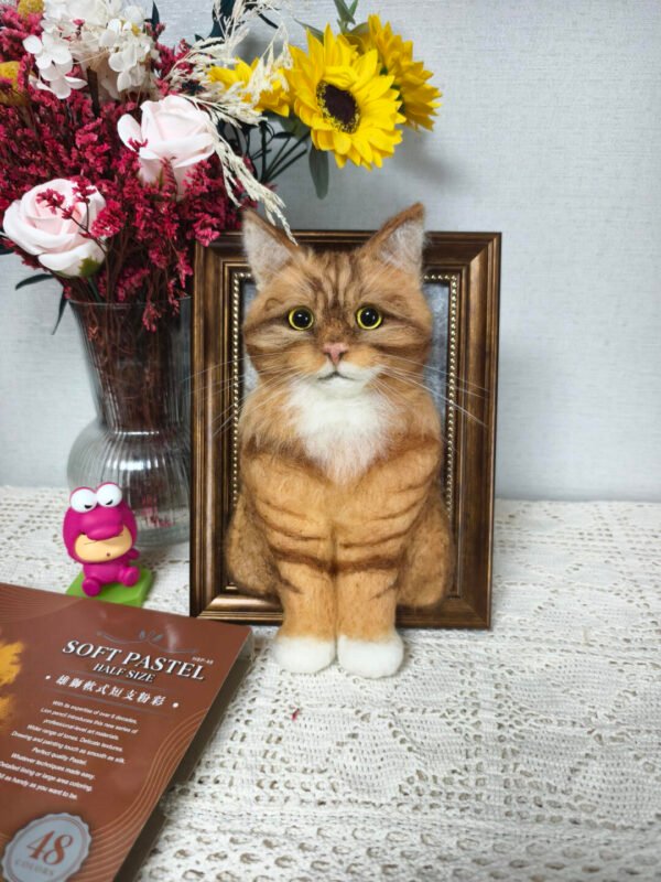 Framed Pet Portrait-Cat