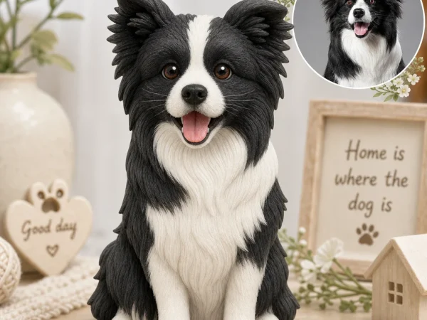Personalized Pet Keepsake - 3D Figurine for Home Display
