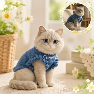 Pet Photo to 3D Figurine - Gift for Pet Parents
