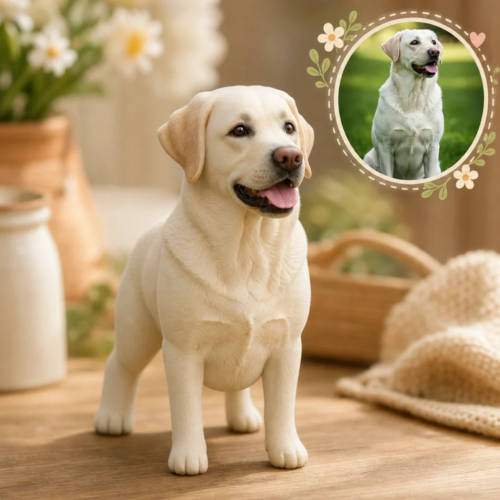 Pet Photo to 3D Figurine - Gift for Pet Parents